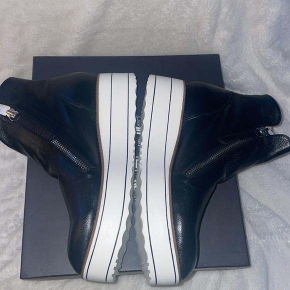 NWT Anthropologie SILENT D NENE Boot in Black/White - Picture 12 of 15